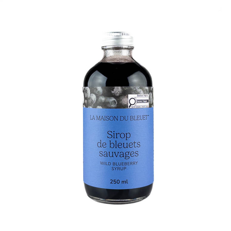 Sirop de bleuets sauvages