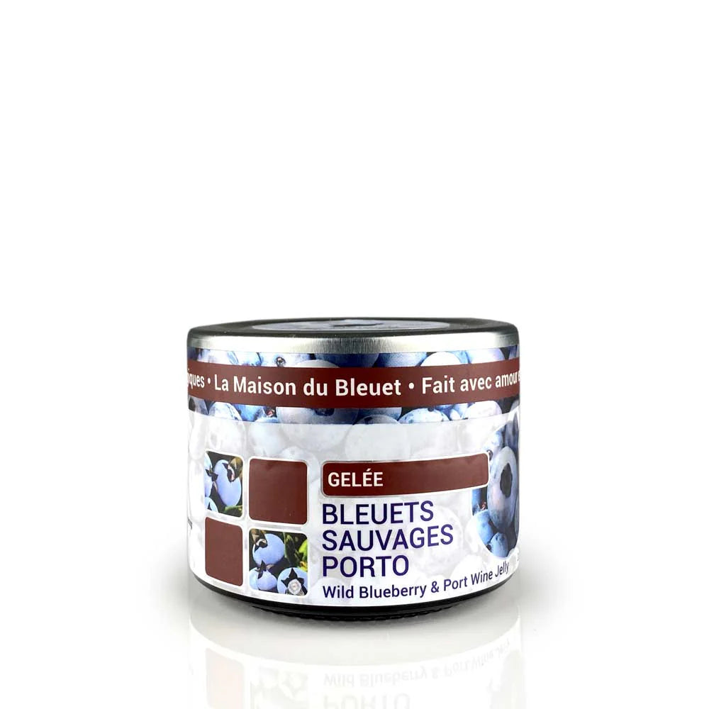 Gelée de bleuets et Porto. 106 ml