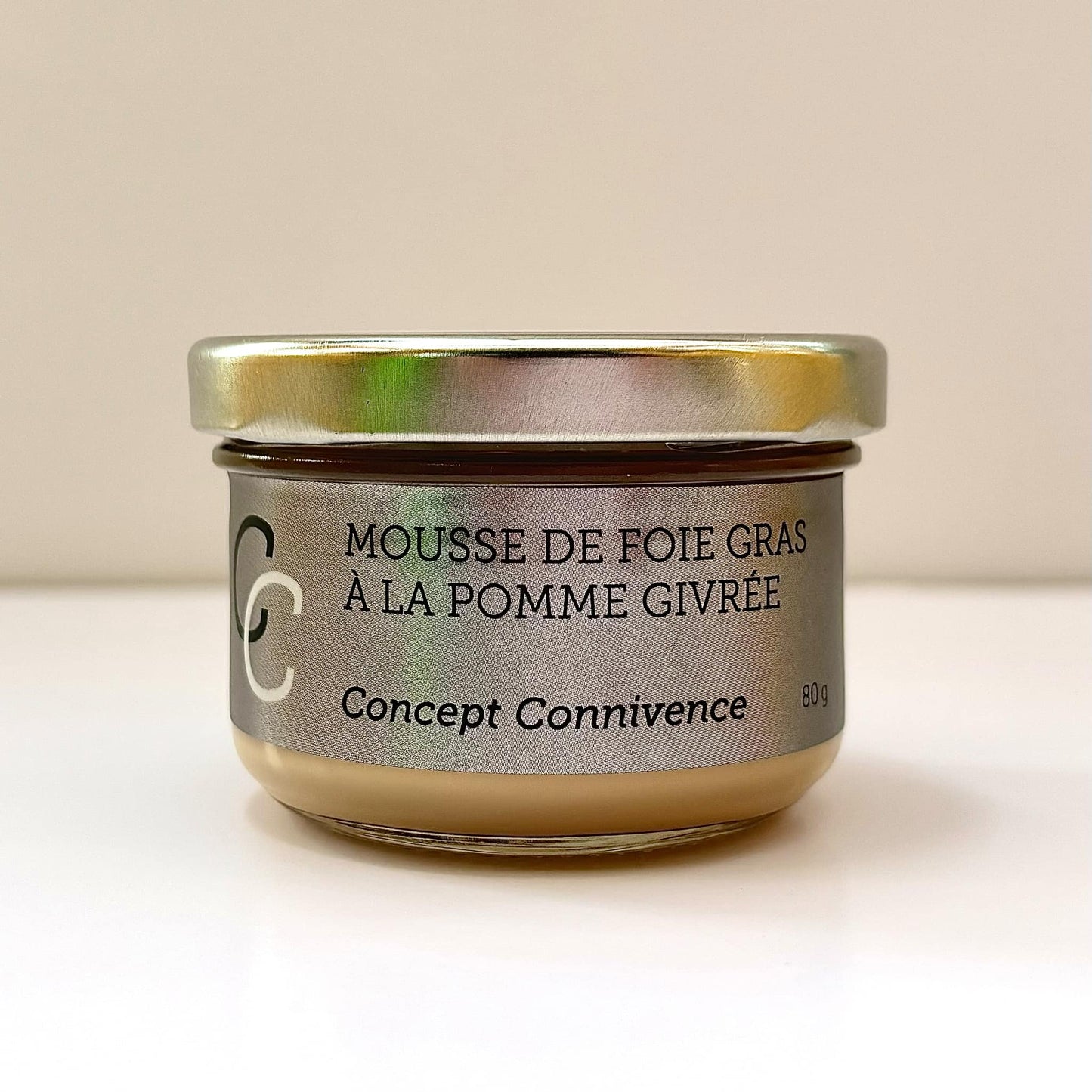 Mousse de foie gras à la pomme givrée