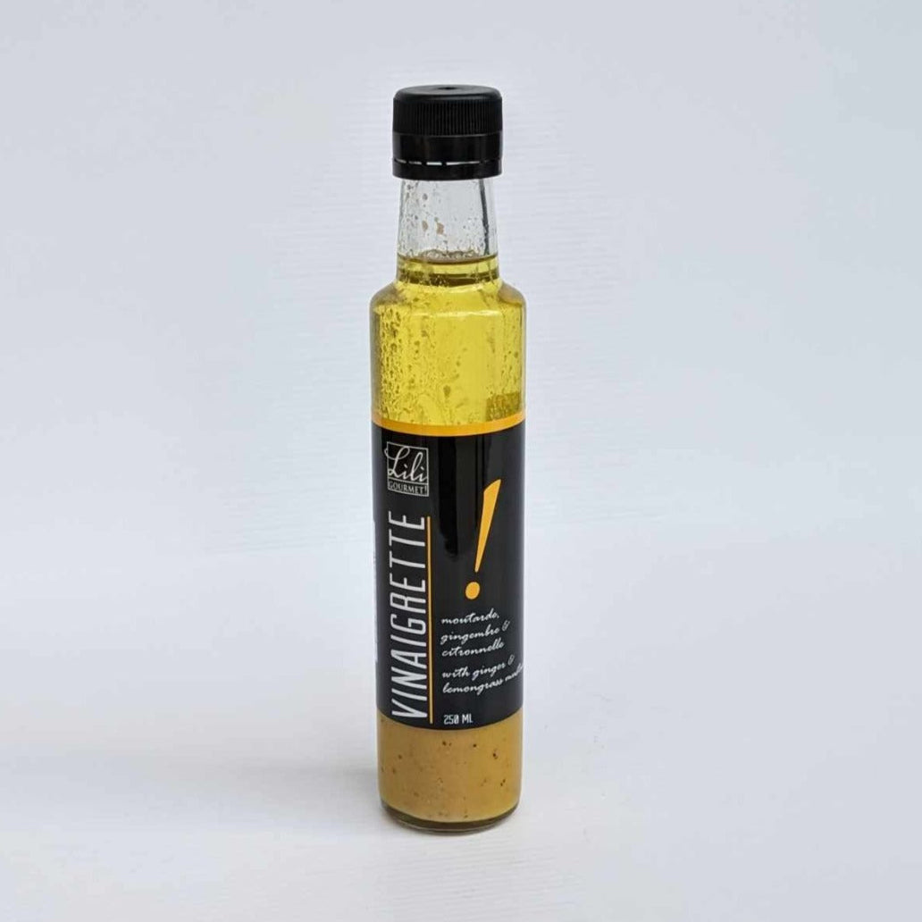 Vinaigrette moutarde, gingembre et citronnelle