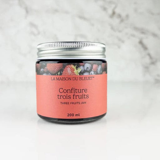Confiture bleuets 3 fruits
