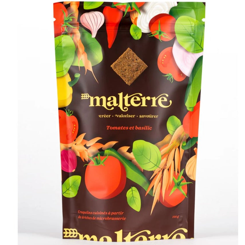 Craquelin tomates et basilic