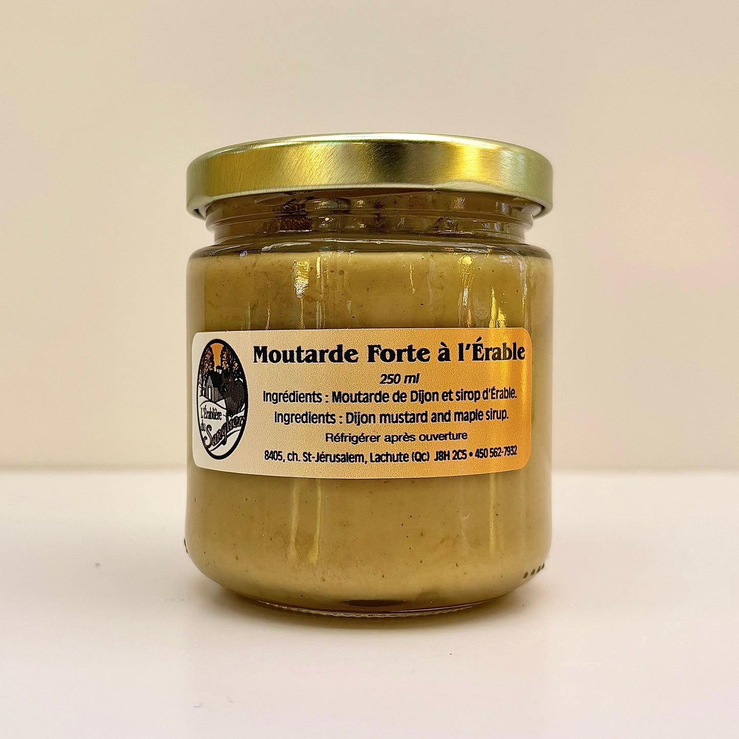 Moutarde forte à l'érable