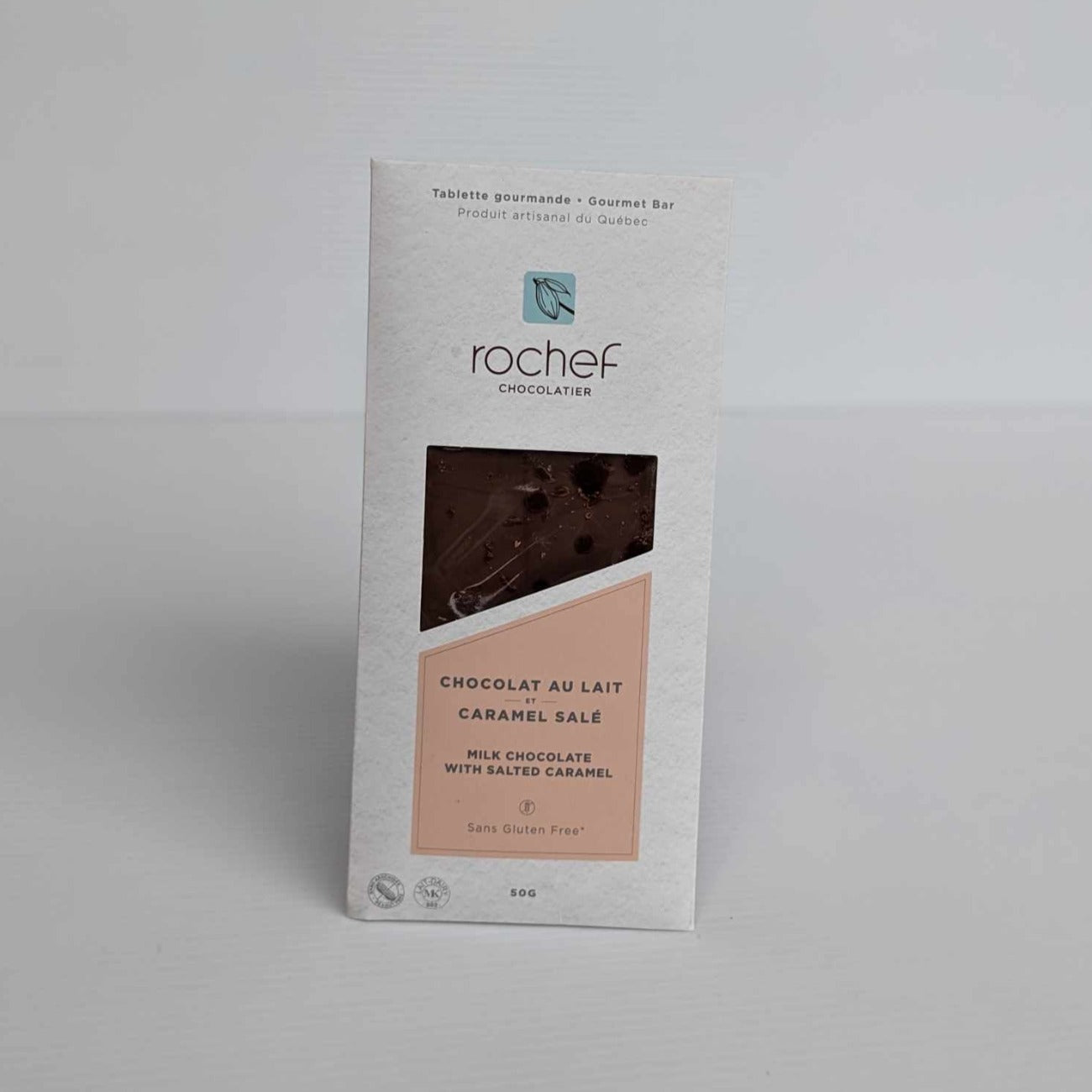 Tablette chocolat au lait et caramel salé