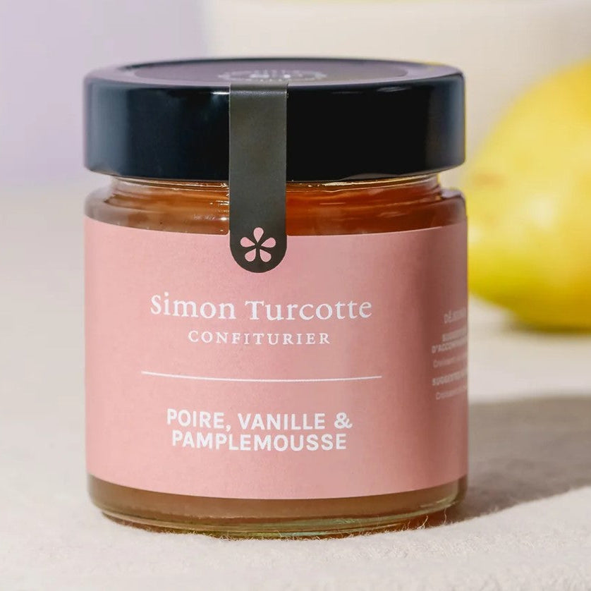 Tartinade poire, vanille, pamplemousse