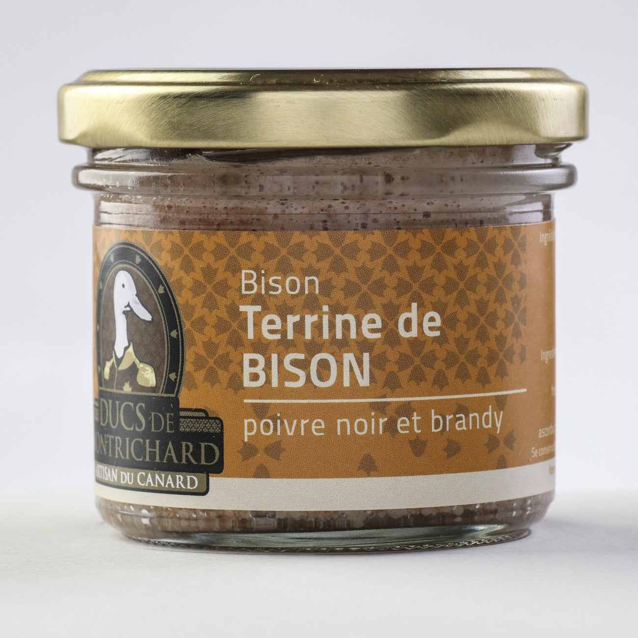 Terrine bison poivre et brandy - ladouceurduterroir