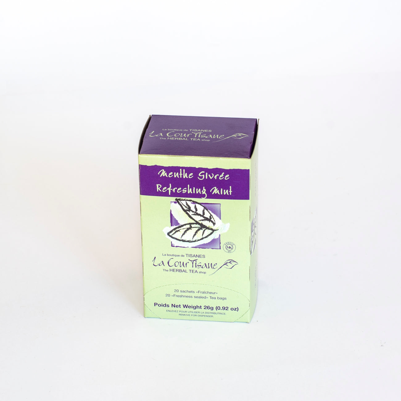 Tisane menthe givrée