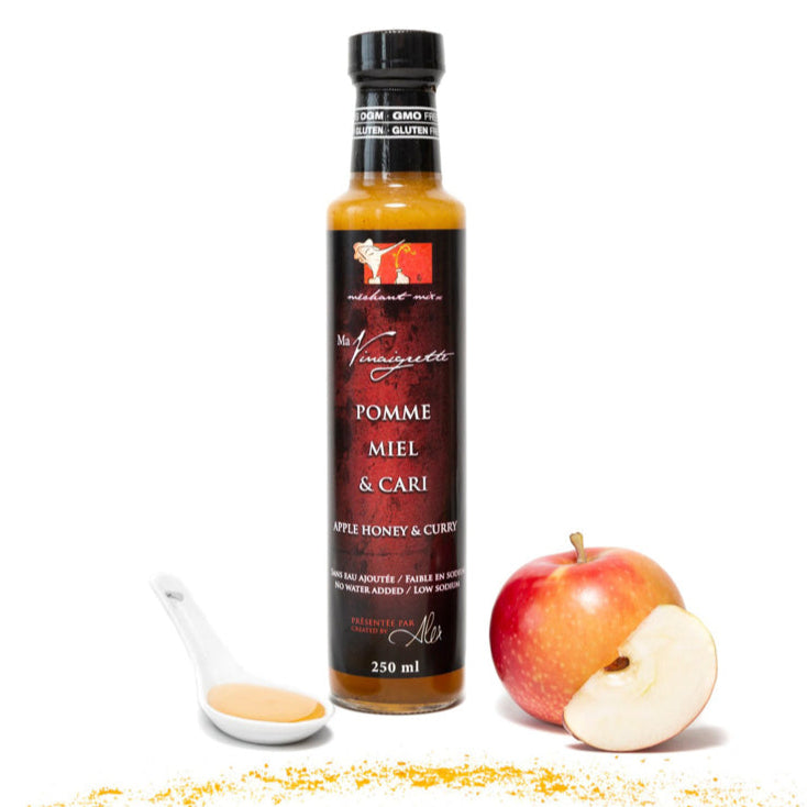 Vinaigrette pomme miel cari - ladouceurduterroir