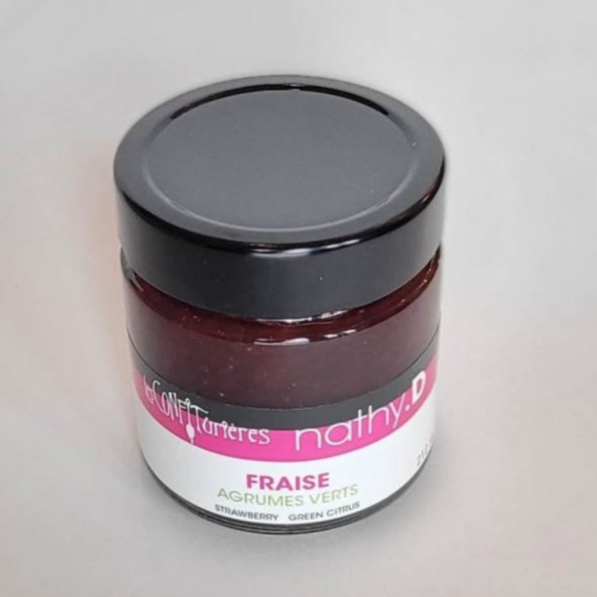 Fraises agrumes verts