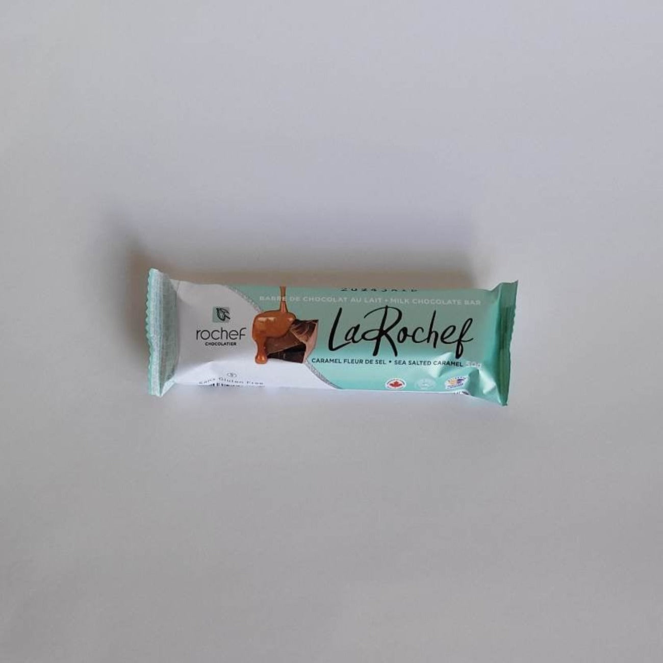 Barre chocolat au lait caramel salé