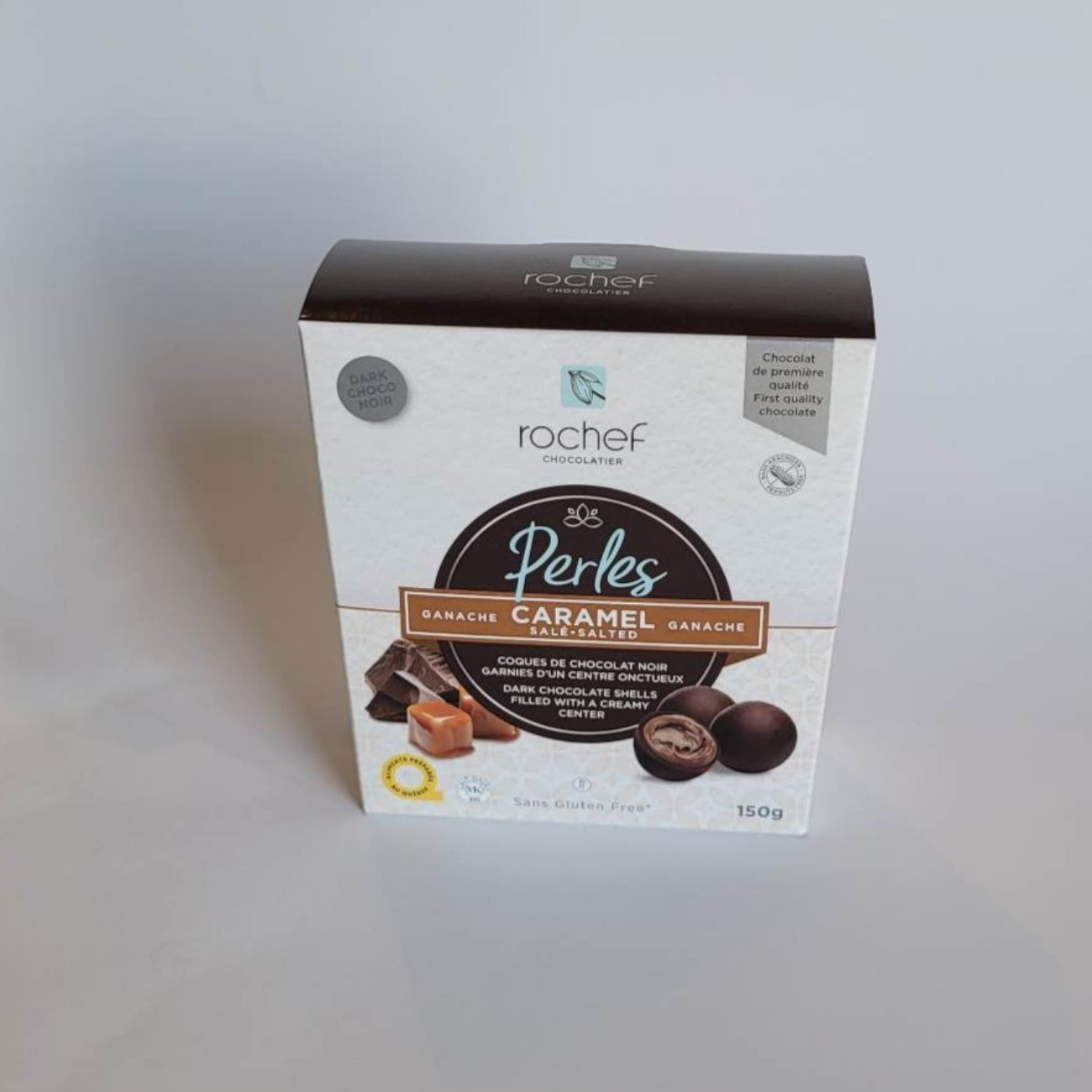 Perles ganache caramel salé