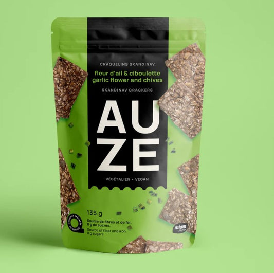 Craquelins Auze fleur d'ail et ciboulette
