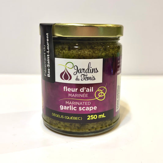 Fleur d'ail marinée