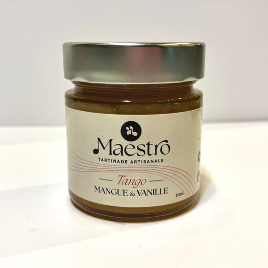 Confiture tango mangue vanille