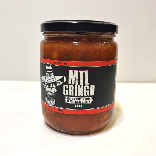 Salsa gourmet aux fèves noires et maïs