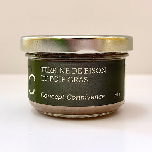 Terrine de bison et foie gras