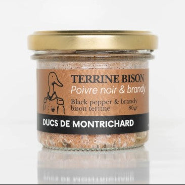 Terrine bison poivre et brandy