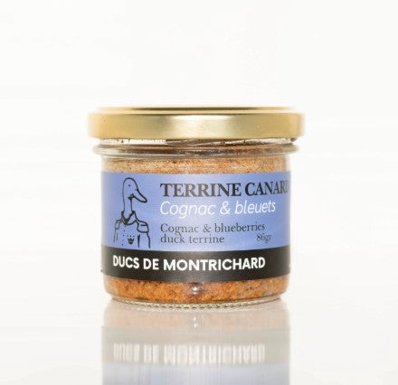 Terrine canard cognac et bleuets