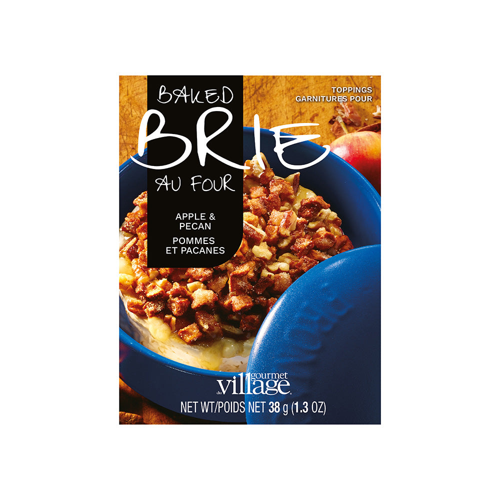 Garniture brie chaud pommes et pacanes
