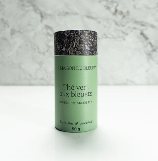Thé vert aux bleuets