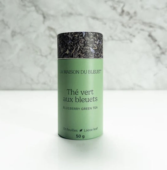 Thé vert aux bleuets