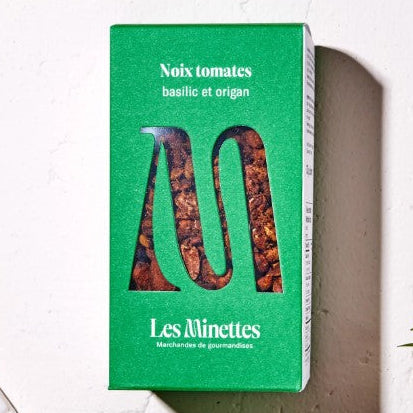 Noix grillées tomate et basilic