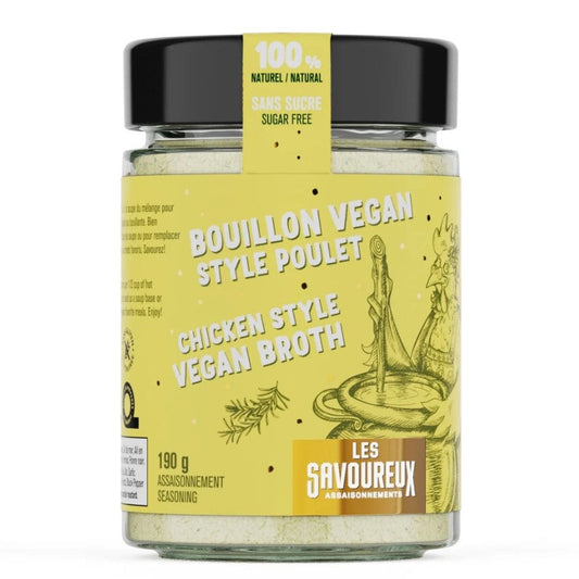 Bouillon vegan style poulet