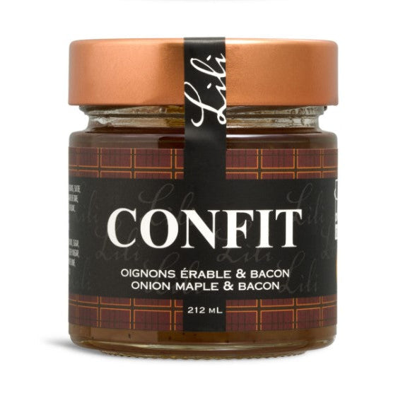 Confit d'oignons érable et bacon