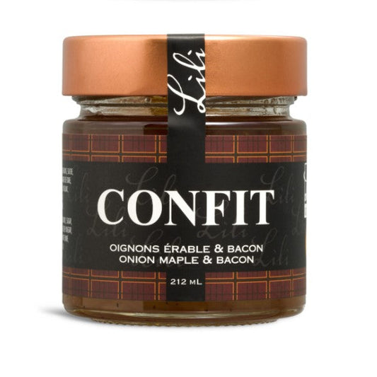 Confit d'oignons érable et bacon