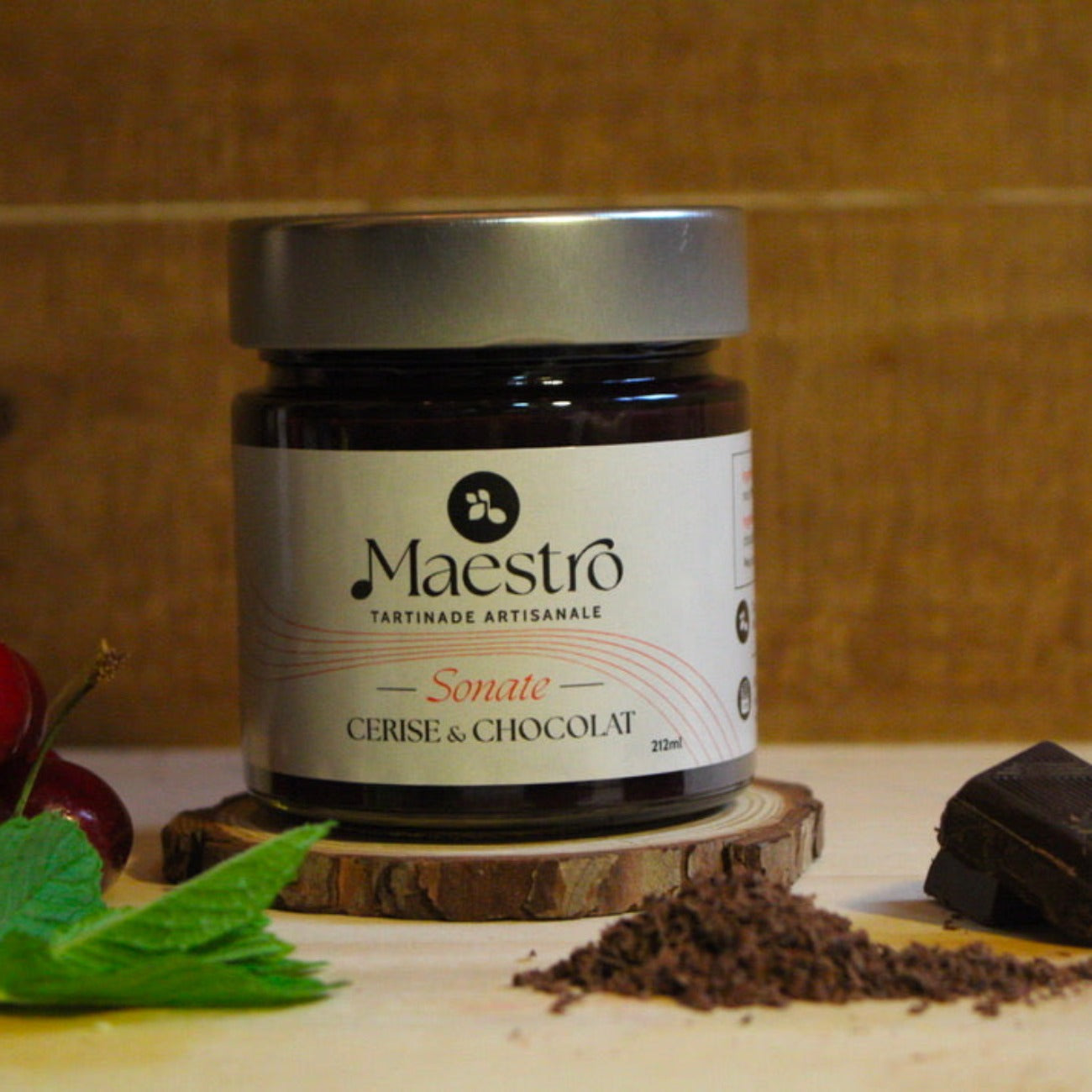Confiture sonate cerise & chocolat
