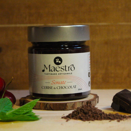 Confiture sonate cerise & chocolat