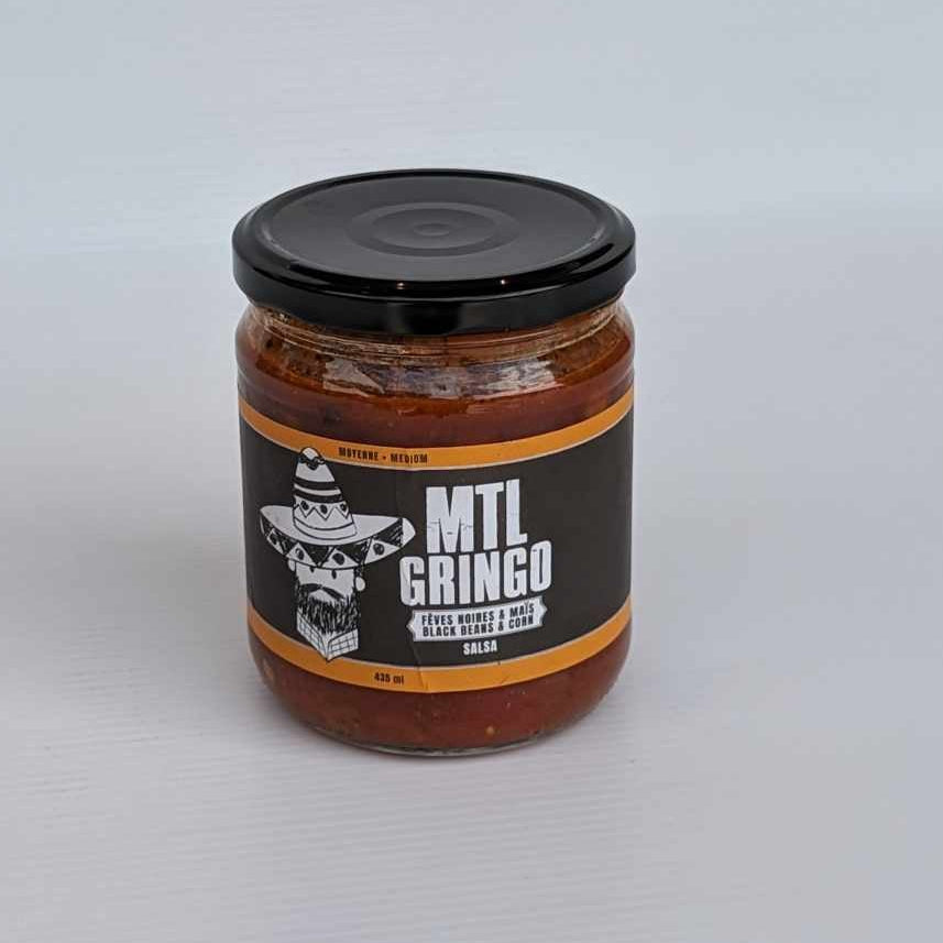 Salsa gourmet aux fèves noires et maïs