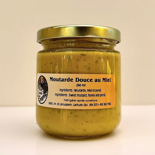 Moutarde douce au miel