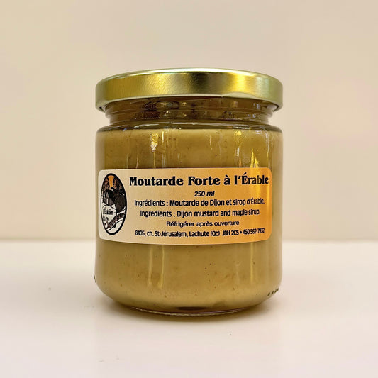 Moutarde forte à l'érable