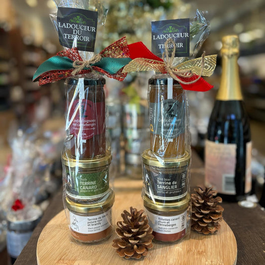 Panier-cadeau trio canard et confit