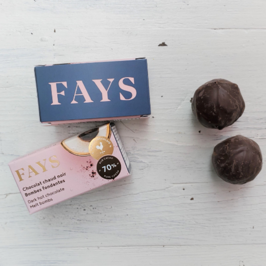 Duo bombes chocolat chaud noir
