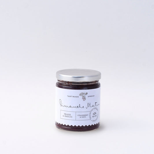 Tartinade fraise et basilic - ladouceurduterroir