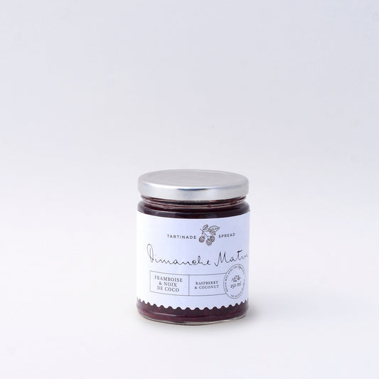 Tartinade framboises et noix de coco - ladouceurduterroir