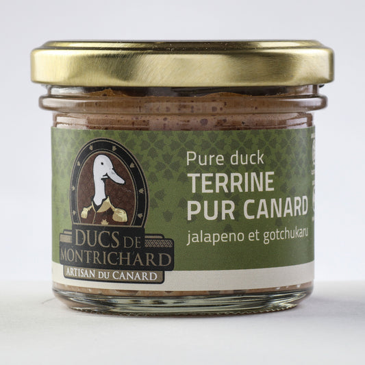 Terrine de canard jalapeno et gotchukaru - ladouceurduterroir