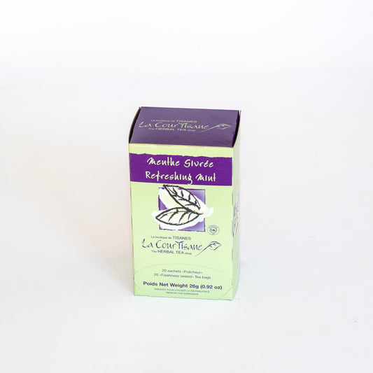 Tisane menthe givrée