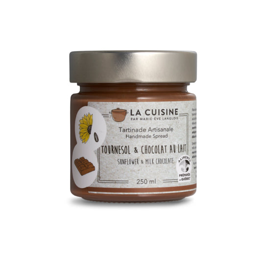 Tournesol praliné et chocolat au lait - ladouceurduterroir