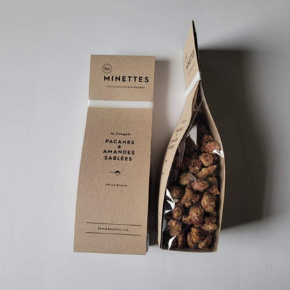 Pacanes et amandes sablés