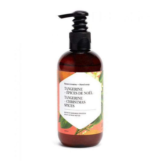 Savon liquide tangerine et épices