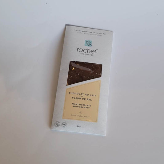 Tablette chocolat au lait fleur de sel